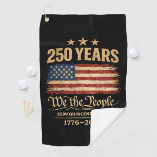 250th anniversary golf towel