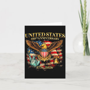 250th Anniversary Independence Day 1776 2026 Card