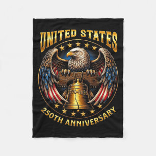 250th Anniversary Independence Day 1776 2026 Fleece Blanket