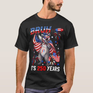 250Th Anniversary Independent 4Th Of July Us Flag T-Shirt
