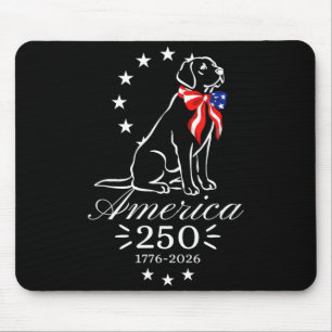 250th anniversary labrador retriever america 250 mouse pad