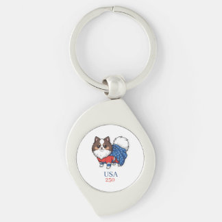 250th Anniversary of the United States of America Key Ring