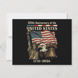 250th Anniversary of United States 250 Years 4th o Invitation