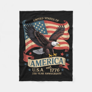 250th Anniversary Of Us Fleece Blanket