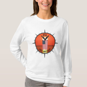 250th Anniversary of USA Bald Eagle and US Flag T-Shirt