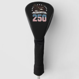 250th Anniversary Patriotic 4th Of July 1776 2026 Golf Head Cover