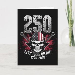 250th Anniversary Patriotic July 4th – Usa 1776-20 Card