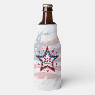 250th Anniversary Patriotic Star Bottle Cooler