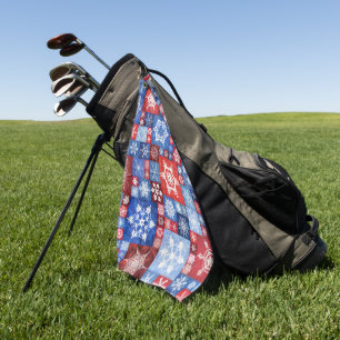 250th Anniversary Snowflake Collage Golf Towel