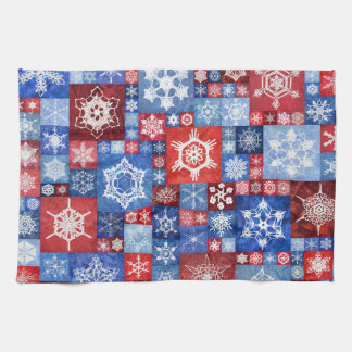 250th Anniversary Snowflake Collage Tea Towel