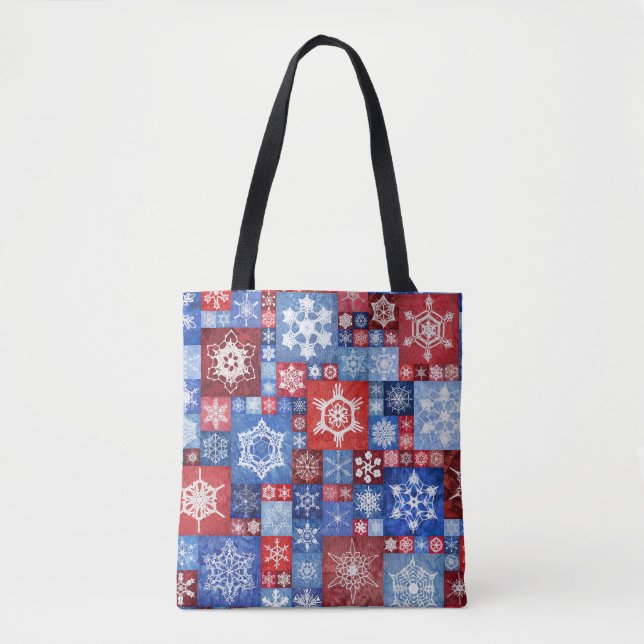 250th Anniversary Snowflake Collage Tote Bag (Front)