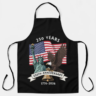 250th Anniversary Statue of Liberty Eagle Flag Apron