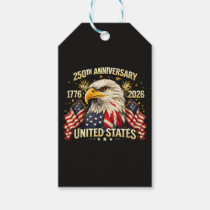 250th Anniversary United States 1776-2026 Gift Tags