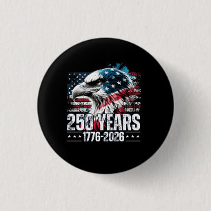 250th Anniversary United States Birthday Long Slee 3 Cm Round Badge