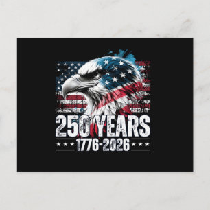 250th Anniversary United States Birthday Long Slee Holiday Postcard