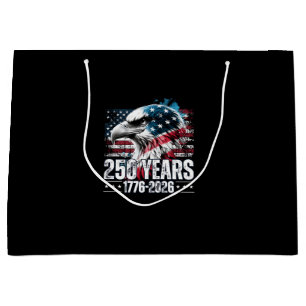 250th Anniversary United States Birthday Long Slee Large Gift Bag