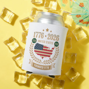 250th Anniversary United States of America 250 USA Can Cooler