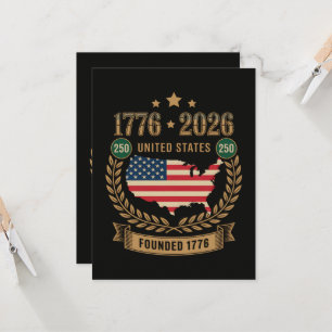 250th Anniversary United States of America 250 USA Invitation