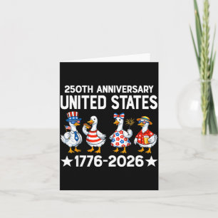 250th Anniversary United States of America Goose Card