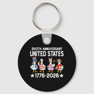 250th Anniversary United States of America Goose Key Ring