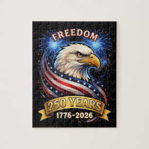 250th Anniversary USA 1776-2026 Patriotic American Jigsaw Puzzle