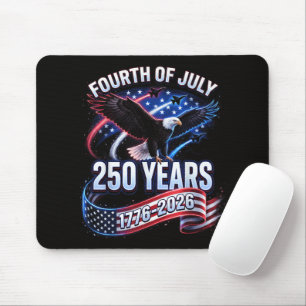 250th Anniversary USA 1776-2026 Patriotic American Mouse Pad