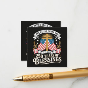 250th Anniversary USA 250 American Enclosure Card