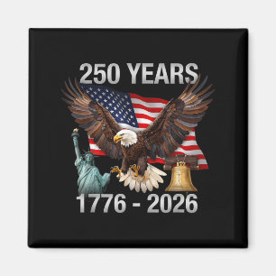 250th Anniversary Usa 250 Year Aamerica Patriotic Magnet