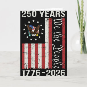 250th Anniversary Usa 250 Year America Patriotic 4 Card