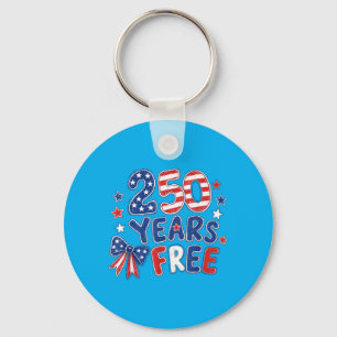 250th Anniversary Usa 250 Years Aaamerican 4th Of Key Ring