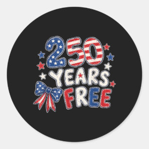 250th Anniversary Usa 250 Years Aamerican 4th Of Classic Round Sticker
