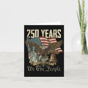 250th Anniversary USA - 4th of July Men Women Card