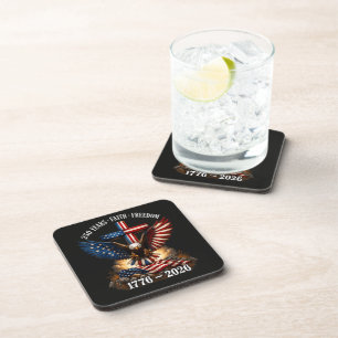 250th Anniversary USA Faith Freedom Coaster