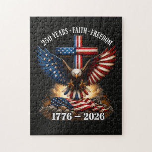 250th Anniversary USA Faith Freedom Jigsaw Puzzle