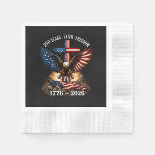 250th Anniversary USA Faith Freedom Napkin
