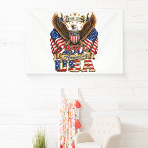 250th Anniversary USA Flag 250 Years American Banner