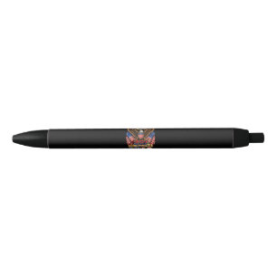 250th Anniversary USA Flag 250 Years American Black Ink Pen