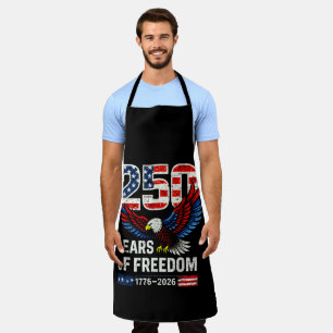 250th anniversary usa flag american apron