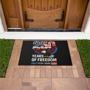 250th anniversary usa flag american doormat