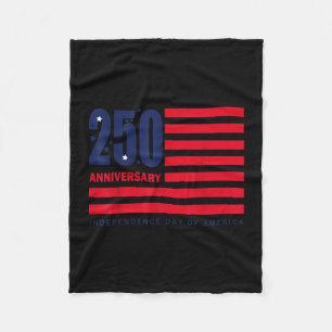 250th anniversary usa flag independence day 2026 fleece blanket