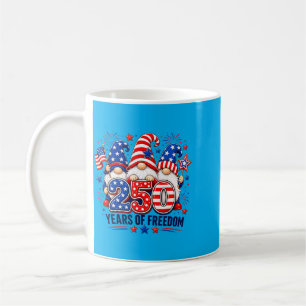 250th Anniversary Usa Gnome 250 Years 4th Of July Coffee Mug
