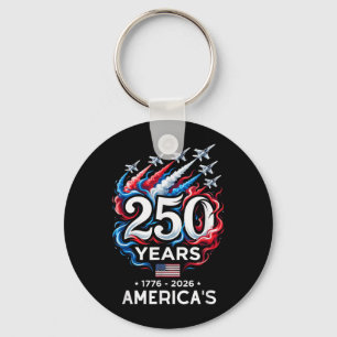 250th Anniversary Usa Happy 250 Years Aamericas Key Ring