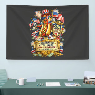 250th Anniversary USA Independence Celebration Banner
