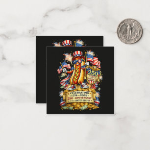 250th Anniversary USA Independence Celebration Card