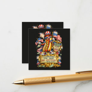 250th Anniversary USA Independence Celebration Enclosure Card