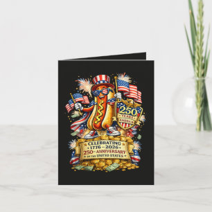 250th Anniversary USA Independence Celebration Holiday Card