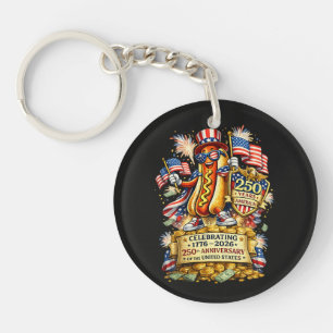 250th Anniversary USA Independence Celebration Key Ring