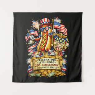250th Anniversary USA Independence Celebration Tapestry
