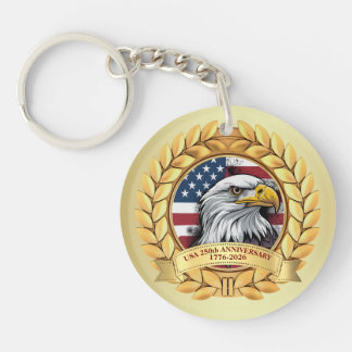 250th Anniversary USA Patriotic | 1776–2026 Key Ring