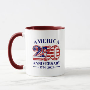 250th Anniversary USA Patriotic   1776–2026 Mug